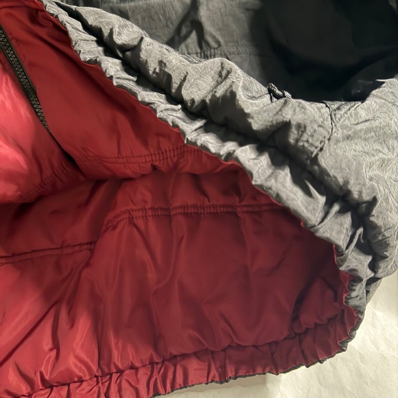 Nike Reversible Jacket Swoosh VTG Y2K Mens XL Red Black Puffer Coat Oversize - Picture 10 of 10